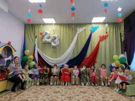 День Защитника Отечества в 1 младшей группе День Защитника Отечества в 1 младшей группе.